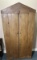 19th Century Yellow Pine Primitive Linen Press
