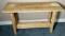 Rustic Pine Console Table