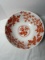 Chinese Porcelain Orange And White Bowl