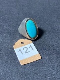 Sterling Silver 925 Flipping Gemstone Ring Size 7