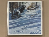 Winter Landscape Print Pencil Signed and numbered by artist 2117/3000
