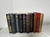 Lot of 10 Easton Press Library of Presidents Books