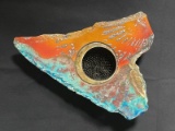Modernist Studio Pottery Flower Frog ARTIST SIGNED