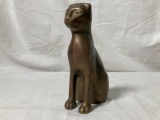 Art Deco Style Brass Cat