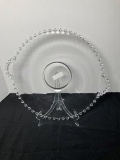 Vintage Imperial Glass Candlewick Platter 16''