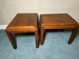 Pair of Mid Century Modern Tables By Lane