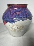 Studio Pottery Vase SIGNED AND DATED 1992