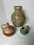 Group of 3 Pottery Pieces