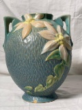 Roseville Pottery Clematis Double Handle Vase