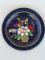 Vintage Chinese Cobalt Blue Cloisonne Plate