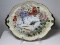 Old Paris Porcelain Tray With Floral And Bird Decoration