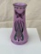 Vintage Shelley Hand Painted Purple Vase