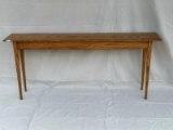 Country Benchmade Oak Console Table