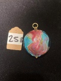 Murano 14K Italian Gold and Art Glass Pendant