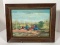 Vintage Country Oil On Board Landscape