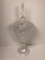 Vintage Cut Glass Candy Dish with Top