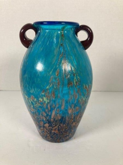 Dale Tiffany Favrile Studio Art Glass Vase
