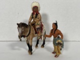 Vintage American Indian Schleich Sioux Chief on Horse