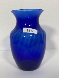Vintage Cobalt Glass Vase