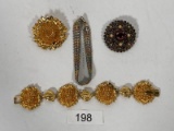Costume Jewelry Sunflower Bracelet and More