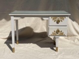 Mid Century Modern Atomic Painted Desk