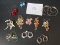 Lot of 14 Pairs of Costume Earrings