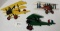 3 Vintage Cast Iron Airplanes