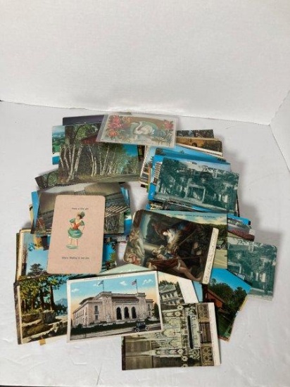 Large Lot of Antique and Vintage Postcards