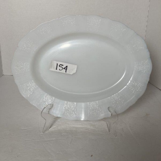 Milk Glass Platter