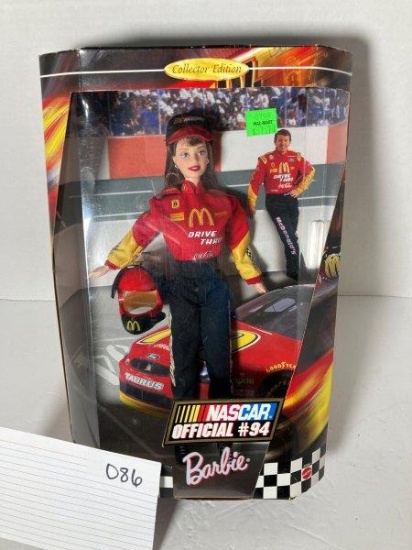 Vintage McDonalds NASCAR Barbie NIB