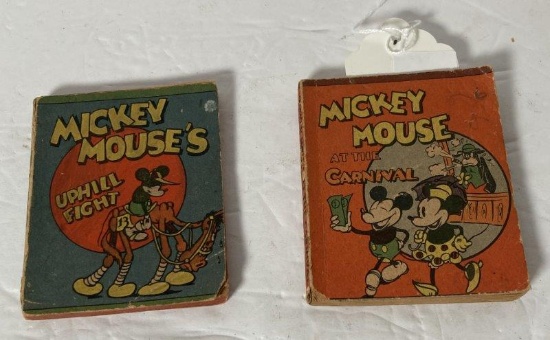 2 Vintage 1934 Mickey Mouse Childrens Books
