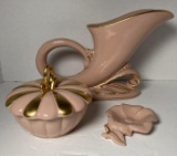 3 Piece Pink California Pottery