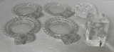 Glass Snowflake and MISC Glass Items