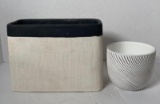 2 Modern Ceramic Planters