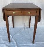 British Pembroke Table with Metal Capped Feet