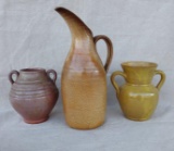 Three Pieces of North Carolina Pottery