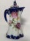 Antique Chocolate Pot With Floral Motif