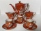 Vintage Hand Painted Moriage Coffee Serving Set