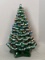 Vintage Ceramic Christmas Tree With Light