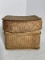Hand Woven Basket With Secret Compartments