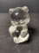 Fenton Clear Glass Bear