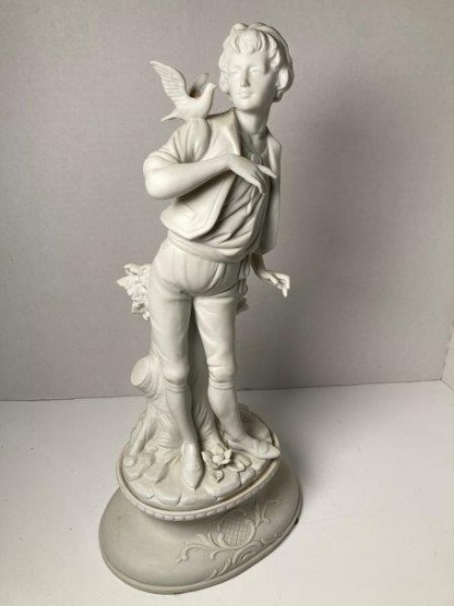 Vintage Ardalt Lenwile China Figure of Boy With Dove