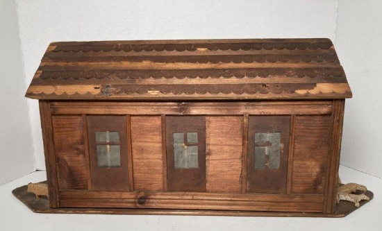 Vintage Hand Crafted Wooden Noah's Ark