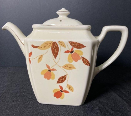 Vintage Hall Jewel Tea Autumn Leaf Tea Pot