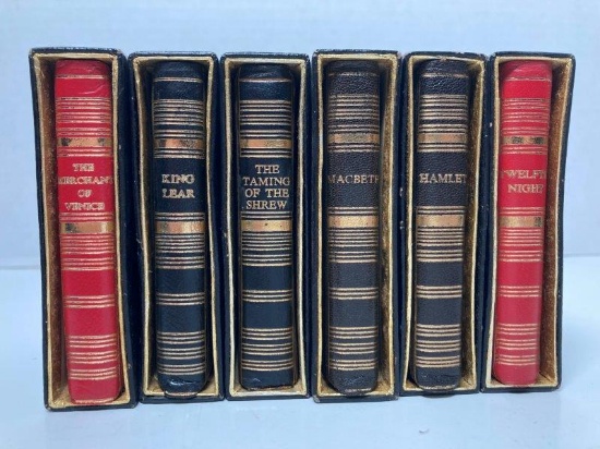 Lot of 6 "Midget" Classics Hand Bound Books