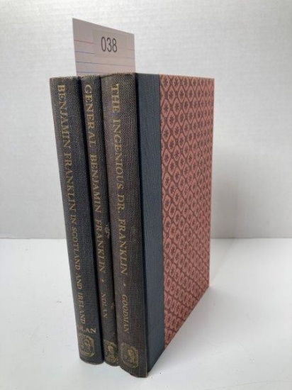 3 Vintage Books About Benjamin Franklin
