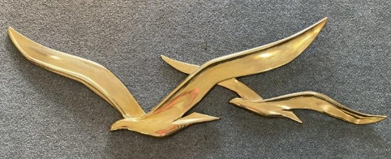 Mid Century Modern Syroco Bird Wall Sculpture Large