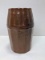 Vintage Peoria Pottery Brown Glaze Jar