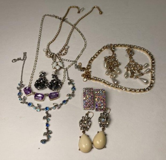 Box Lot of Vintage Costume Jewelry
