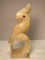 Italian Alabaster Carved Cockatoo